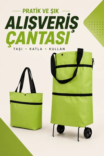 Katlanabi̇li̇r Alişveri̇ş Çantasi ürün görseli 1