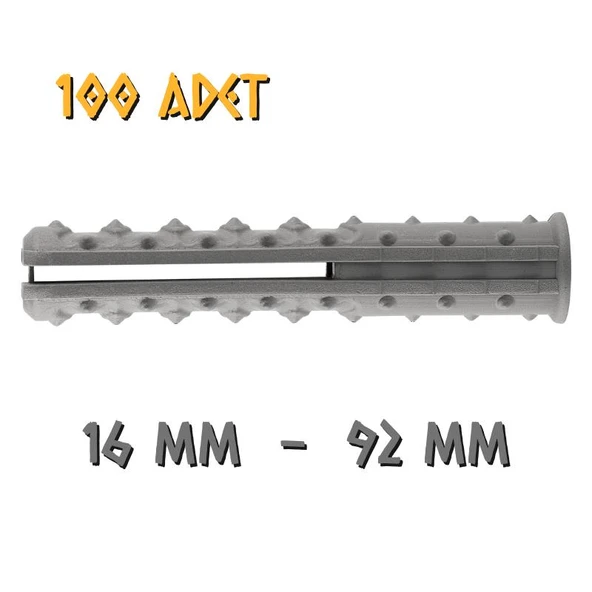 Made Ağır Yük Dübeli - No: 16 - 100 Adet ürün görseli 1