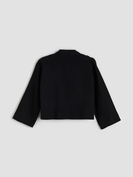LCW Modest Siyah Hırka - Resim 6