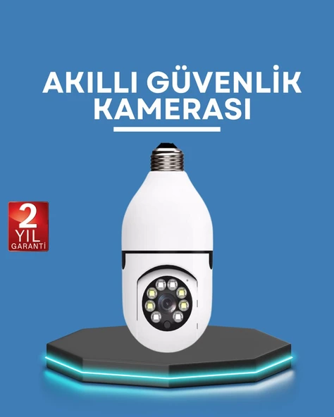 Akıllı Güvenlik Kamerası Full HD Görüntü ve Gece Görüş Özellikli ürün görseli 1