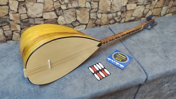 Öğrenci sazı eğitim sazı uzun sap dut ağacı ürün görseli 1