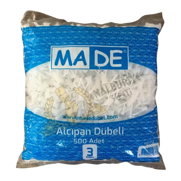 Made Kanatlı Alçıpan Dübeli - No: 3 - 500 Adet - Resim 2