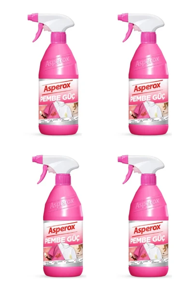 ASPEROX 650 ml Pembe Güç Leke Çıkarıcı Sprey Konsantre Formül ile Etkili Temizlik X4 ürün görseli 1
