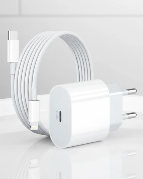 iPhone 12 11 XR XS X 8 Plus 7 20W PD Lightning Hızlı Şarj Adaptörü ürün görseli 1