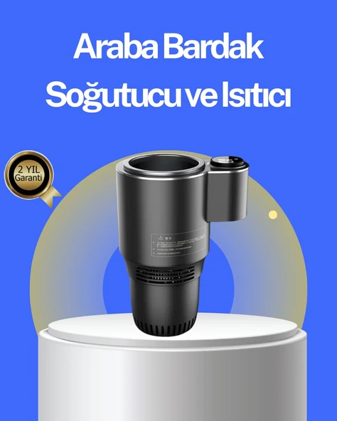 Araç İçi Isıtıcı Soğutucu Bardaklık 60°C Isıtma -4°C Soğutma ürün görseli 1