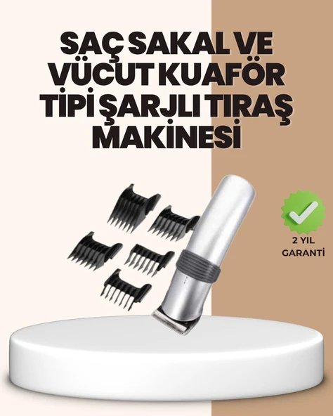 Tıraş Makinesi Temizlik ve Yağlama Setiyle Birlikte ürün görseli 1