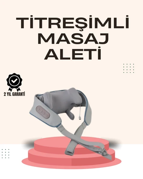 Kablosuz Boyun ve Omuz Masaj Aleti | Isıtmalı ve Yoğurmalı ürün görseli 1