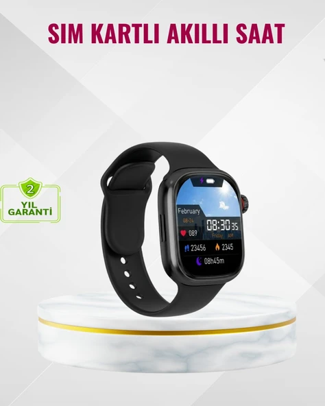 Uyku Takipli GPS’li SIM Kart Destekli Akıllı Saat ürün görseli 1