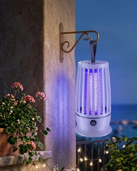 UV Işıklı Elektrikli Böcek Öldürücü Lamba Gece Lambalı Sessiz ve Güvenli Kullanım ürün görseli 1