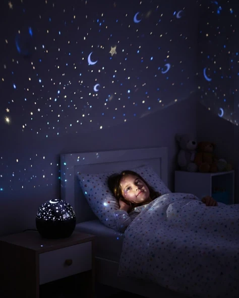 Sesle Tepki Veren Yıldız Projektör Gece Işığı ürün görseli 1