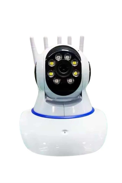 LED Aydınlatmalı 5 Antenli Motorlu 1080P Wifi Kamera Sensörlü ürün görseli 1