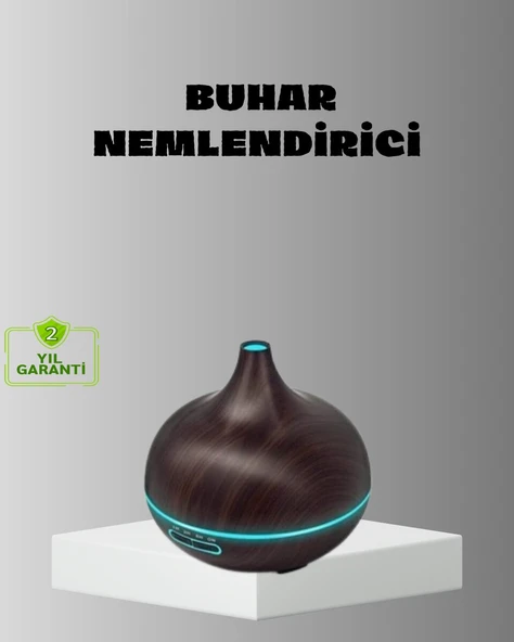Aromaterapi Difüzörü 550 ml Ultrasonik Nemlendirici Otomatik Kapanma Özellikli ürün görseli 1