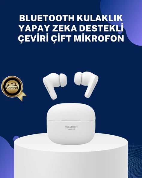 Akıllı Çeviri Teknolojili TWS Kulaklık Gürültü Engelleyici ürün görseli 1