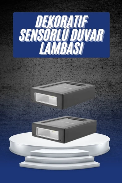 Dekorasyon Aplik Işık Güneş Enerjili Aydınlatma Dekoratif Aydınlatma ürün görseli 1