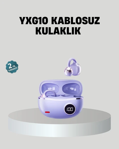 Kulak Arkası Klipsli Bluetooth Kulaklık YXG10 Silikon Malzemeli Ergonomik ürün görseli 1