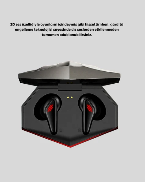 Profesyonel Oyuncular İçin Bluetooth Kulaklık - Resim 3
