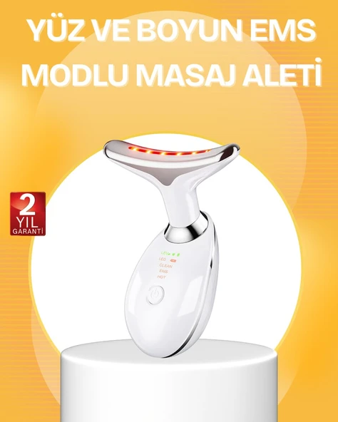 7 Renk LED Işık Terapili Cilt Bakım Cihazı USB Şarjlı ürün görseli 1