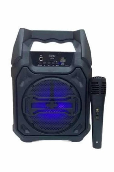 10W Güçlü Ses Performanslı Bluetooth Karaoke Hoparlörü - Resim 4
