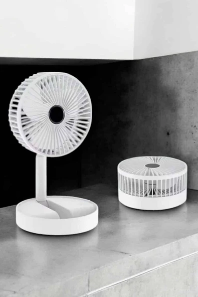 Soğutucu Vantilatör Telefon Standlı Mini Fan - Resim 3