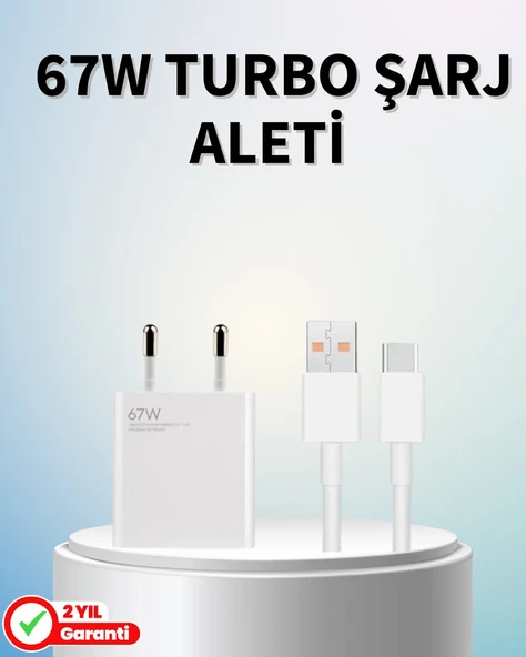 67 Watt Güçlü Şarj Aleti Samsung S23 Ultra S24 Uyumlu ürün görseli 1