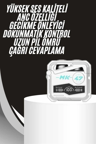 Gecikme Önleyici Oyuncu Kulaklığı Bluetooth Bağlantılı ANC Özelliği 5.0 Bluetooth ürün görseli 1