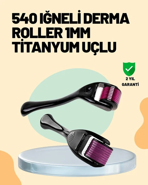 Cilt Yenileyici Derma Roller – Mikro İğneli Bakım Aracı ürün görseli 1
