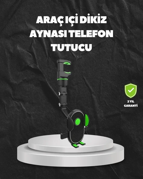 Ayarlanabilir Dikiz Aynası Telefon Tutucu Sağlam ve Şık Tasarım ürün görseli 1