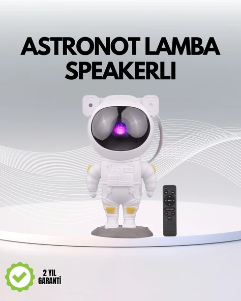 USB Güç Bağlantılı Çok Fonksiyonlu Astronot Gece Lambası ürün görseli 1
