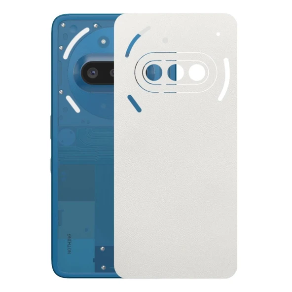 Nothing Phone 3A ile Uyumlu Bumper Serisi Premium Arka Kapak Kaplama(Kenarlar Yoktur!)  Beyaz ürün görseli 1