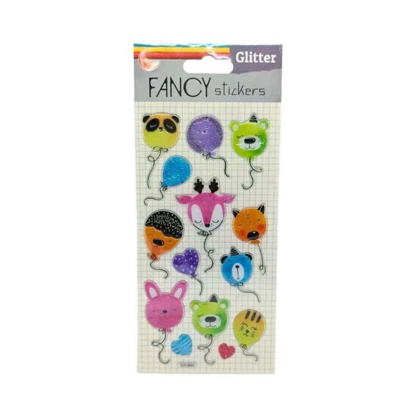 Glitter Stickers Balon ürün görseli 1