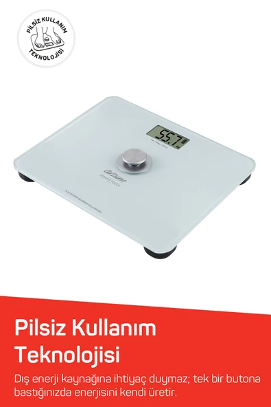 Arzum Stayfit Touch AR5126-0200 Cam Dijital Baskül 5