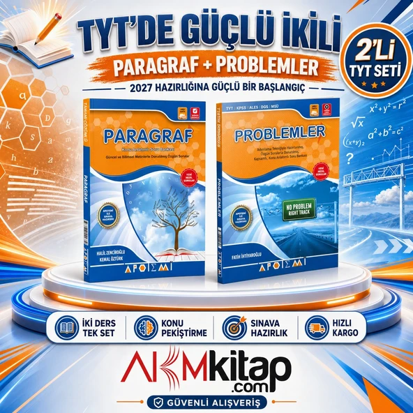 Apotemi Paragraf ve Problemler 2 Kitap Set ürün görseli 1