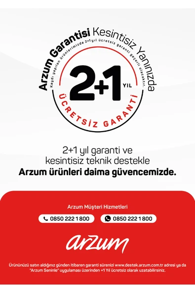 Arzum Stayfit Touch AR5126-0200 Cam Dijital Baskül 8