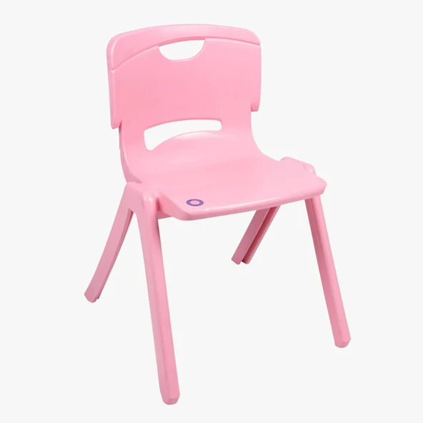 Nova Çocuk Sandalyesi Pembe | Ergonomik Plastik Çocuk Sandalyesi | Anaokulu Oyun Odası Bahçe Sandalyesi ürün görseli 1