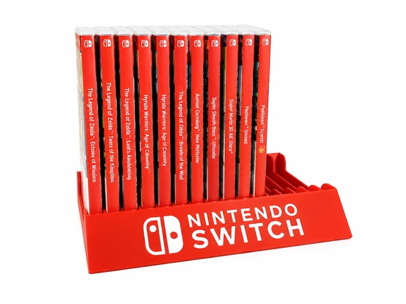 Switch Oyun Kutusu Standı | 15 Oyun Kapasiteli Oyun Kutusu Düzenleyici | Masaüstü ürün görseli 1