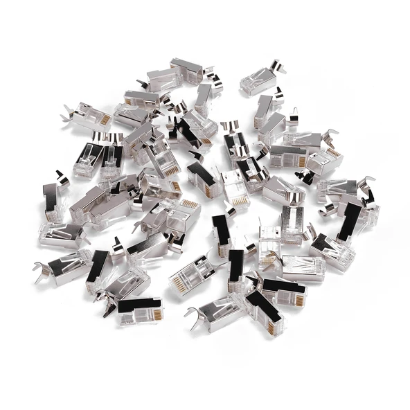 S-LINK SL-CAT712 CAT7 FTP Metal Konnektör 50 li paket ürün görseli 1