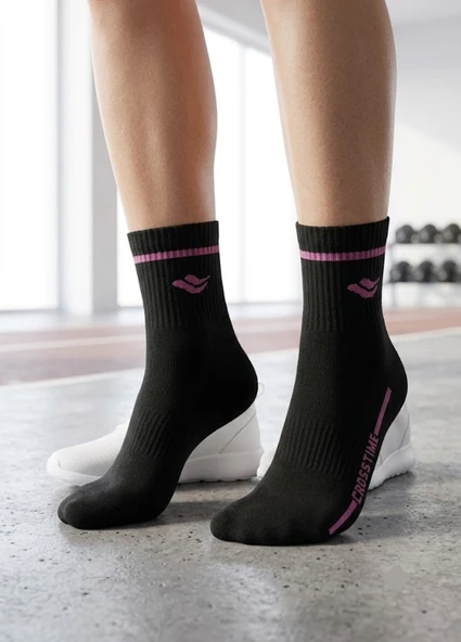 Kadın Lacivert 5 Li Paket Soket Spor Çorap ürün görseli 1