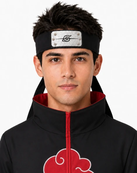Naruto Itachi Akatsuki Alın Bandı Yetişkin – Siyah ürün görseli 1