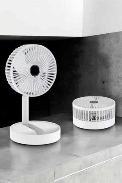 Soğutucu Vantilatör Telefon Standlı Mini Fan - Resim 3