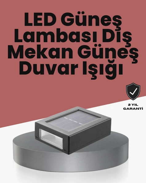 Bahçe ve Balkon İçin Güneş Enerjili Lamba ürün görseli 1