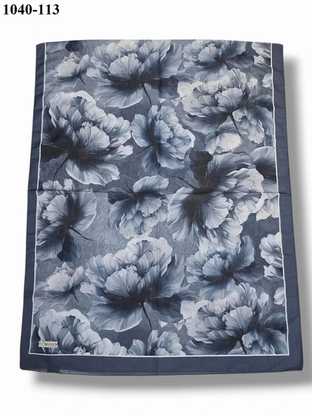 MoonScarf Soft Pamuk Şal (Gri) 1040-113 - Resim 2