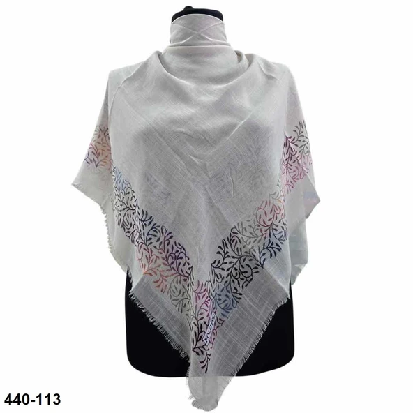 Polo İst Desenli Flamlı Eşarp 440-113 ürün görseli 1