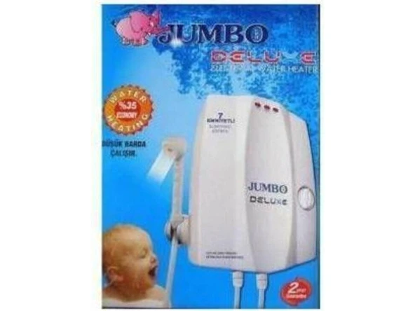 Jumbo Deluxe 7 Emniyetli Elektrikli Şofben Şohben Garantili ürün görseli 1