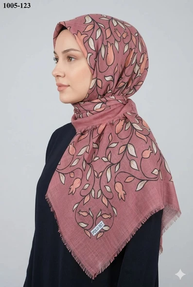 Polo İst Desenli Flamlı Pamuk Eşarp 1005-123 ürün görseli 1