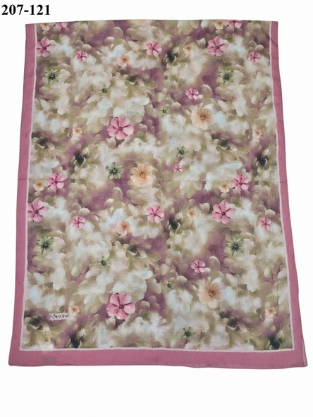 MoonScarf Bambu Kraş Pamuk Şal (Gül Pembe) 207-121 - Resim 2