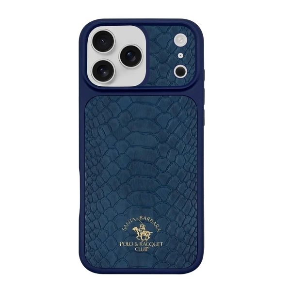 Santa Barbara Polo Racquet Club  iPhone 17 Pro Max Kılıf Pu Deri Timsah Tasarım Business Knight Kapak ürün görseli 1