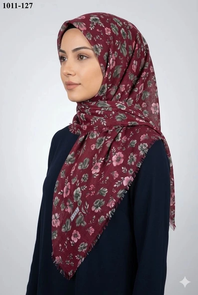 Eyfel Desenli Dimi Pamuk Eşarp 1011-127 ürün görseli 1