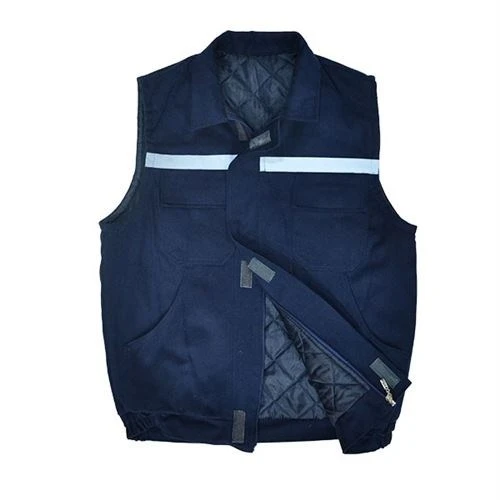 Mervem 7/7 Gabardin %100 Pamuk Kapitoneli Yelek Lacivert ürün görseli 1