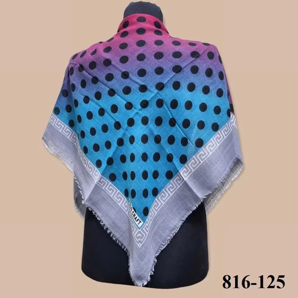 Polo Craft Desenli Flamlı Eşarp 816-125 ürün görseli 1