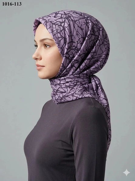 Dolce Cool Desenli Dimi Pamuk Eşarp 1016-113 ürün görseli 1